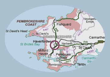 Pembrokeshire Map